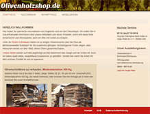 Tablet Screenshot of olivenholzshop.de